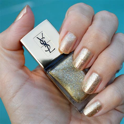 ysl gold nail polish